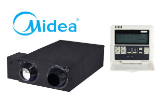 Midea HRV-D300(B) (300 m3/h, 230V, 1 fázis) KJR-27B/E távirányítóval